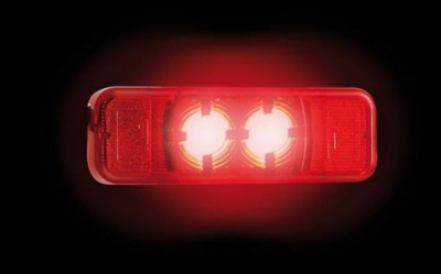 Světlo poziční boční 2 LED 24V R-14 červené