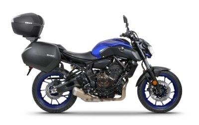 Vrchní kufr na motorku SHAD SH47 D0B47206 černá/červená