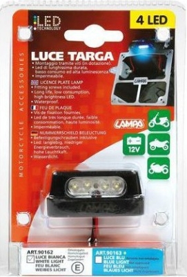 MOTO Osvětlení SPZ 4LED, bílé