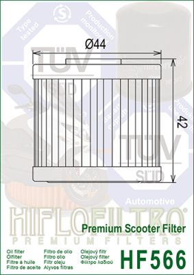 Olejový filtr HIFLOFILTRO HF566