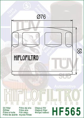 Olejový filtr HIFLOFILTRO HF565