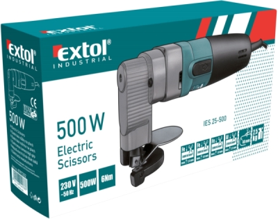 Nůžky na plech EXTOL INDUSTRIAL 500w, IES 25-500