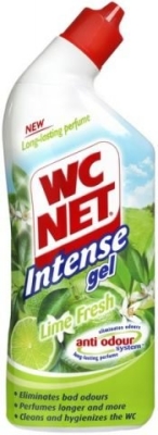 WC Net Intense gel s vůní limetky 750 ml