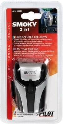 Popelník do automobilu SMOKY 2 v 1