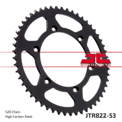 Řetězová rozeta JT JTR 822-53 53 zubů, 520