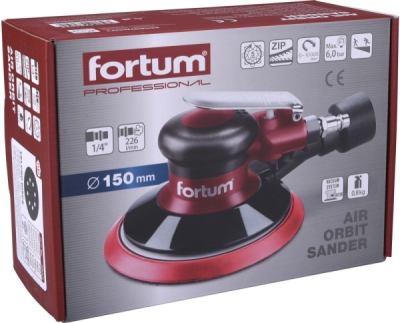 Bruska excentrická, 150mm, pneu FORTUM