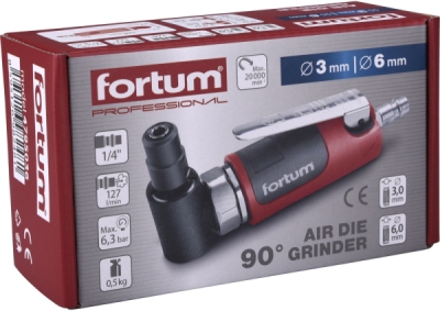 Bruska přímá 90°, pneu, MINI FORTUM