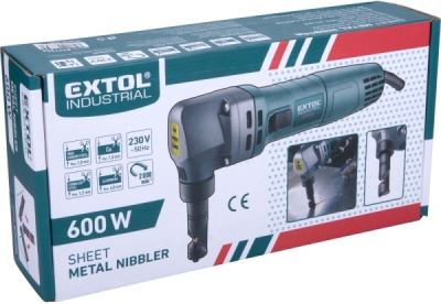 Nůžky na plech, prostřihovačky elektrické, 600W EXTOL INDUSTRIAL