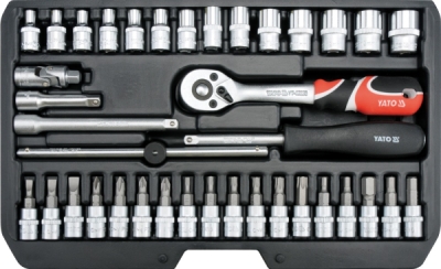 Sada nářadí gola 1/4" XS YATO 38 kusů