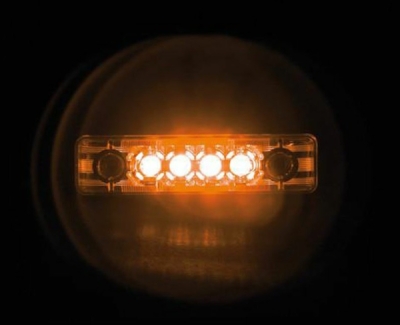 Světlo poziční boční 4 LED 24V LA-7 oranžové