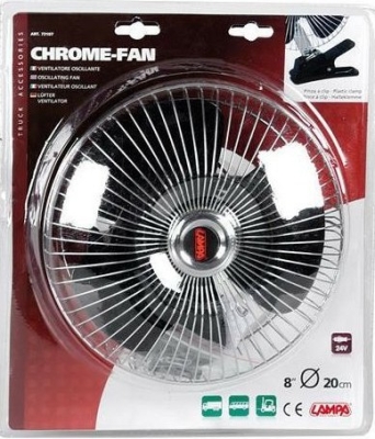 Ventilátor 24V FAN 20cm s clipem