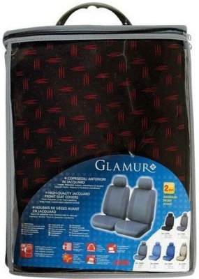 Potah přední s airbagem GLAMUR černý