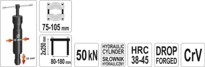 Yato Stahovák a oddělovač s hydraulickým válcem 50kN