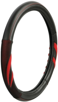 Potah volantu SUZUKA PREMIUM červený, 37-39 cm NEW 6/2020
