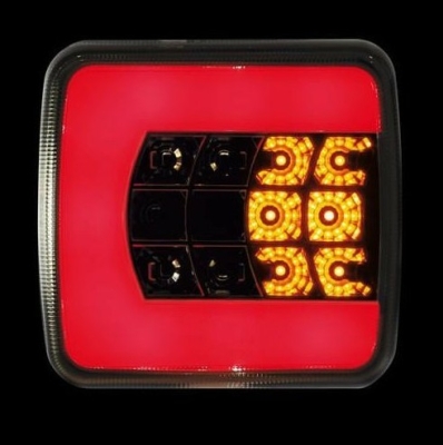 Světlo na přívěsný vozík 12/24V 25LED levé - 4 funkce LAMPA Italy