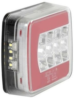 Světlo na přívěsný vozík 12/24V 25LED pravé - 4 funkce LAMPA Italy