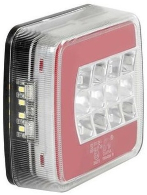 Světlo na přívěsný vozík 12/24V 25LED levé - 4 funkce LAMPA Italy