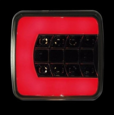 Světlo na přívěsný vozík 12/24V 25LED levé - 4 funkce LAMPA Italy