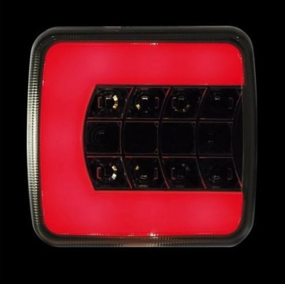 Světlo na přívěsný vozík 12/24V 25LED pravé - 4 funkce LAMPA Italy