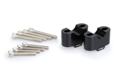 Zvýšení řidítek PUIG 3672N černý height 30mm, d 22mm