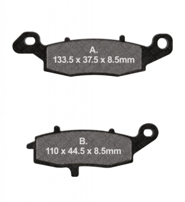 Brzdové destičky EBC FA231/2V