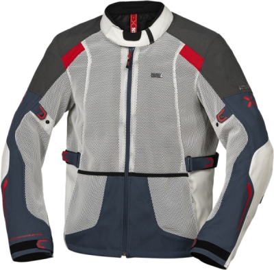 Bunda iXS X2-161405-942-L TOURSTER-BIG AIR 1.0 X2-161405 světle šedá-modrá-červená L