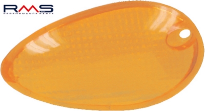 Sklo blinkru - levé přední RMS 246470100 oranžová