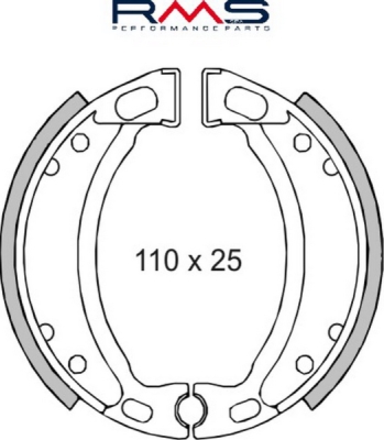 Brzdové čelisti RMS 225120060