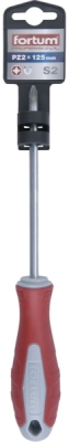 Šroubovák křížový pozidriv, PZ 2x125mm, S2 FORTUM