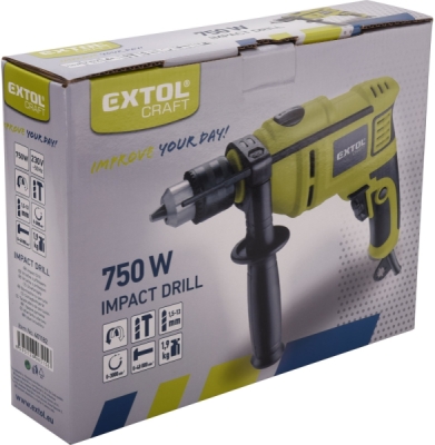 Vrtačka s příklepem EXTOL CRAFT 750W