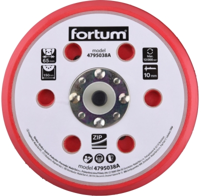Nosič kotoučů, suchý zip, ⌀150mm FORTUM
