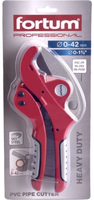 Nůžky na plastové trubky, ⌀0-42mm FORTUM