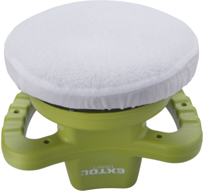 EXTOL CRAFT kotouče aplikační, froté bavlna, 2ks, ∅180-240mm, návlek, 10630