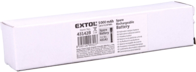 Baterie náhradní, 7,4V, 5000mAh (2x26650 v paralelním zapojení) EXTOL LIGHT