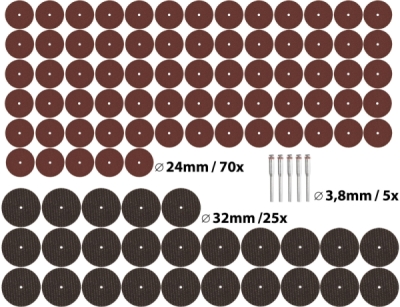 Kotouče řezné, sada 100ks EXTOL CRAFT