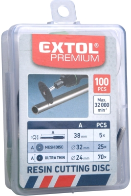 Kotouče řezné, sada 100ks EXTOL CRAFT