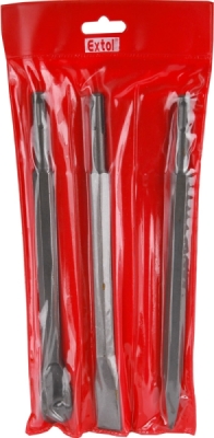 EXTOL CRAFT sekáče SDS PLUS, sada 3ks, 250mm, 23950