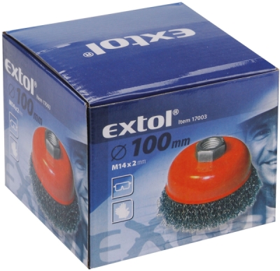 EXTOL CRAFT kartáč hrnkový, ∅100mm, 17003