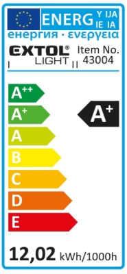 Žárovka LED klasická, 12W, 1055lm, E27, teplá bílá EXTOL LIGHT