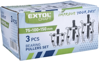 EXTOL CRAFT stahováky, sada 3ks, hloubka , 75-100-150mm, 9788