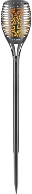 Pochodeň LED s plamenem, 79cm, solární nabíjení, 35lm, 51 LED EXTOL LIGHT
