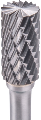 Fréza karbidová, valcová s čelným ozubením, pr. 10x20mm/stopka 6mm, sek stredná EXTOL INDUSTRIAL