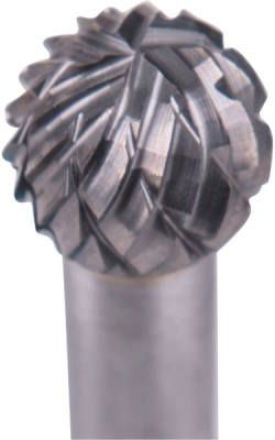 Fréza karbidová, kulová, pr.10mm/stopka 6mm, sek střední EXTOL INDUSTRIAL