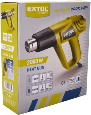 Horkovzdušná pistole  EXTOL CRAFT 2000W