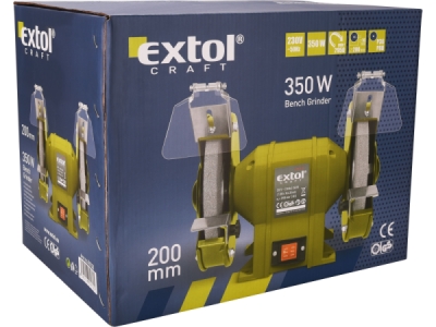 Stolní bruska dvoukotoučová EXTOL CRAFT 350W