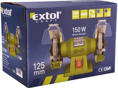 Stolní bruska dvoukotoučová EXTOL CRAFT 150W