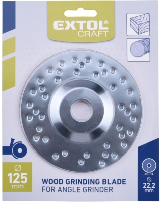 Kotouč na dřevo, ⌀125x1x22,2mm, extra hrubý EXTOL CRAFT