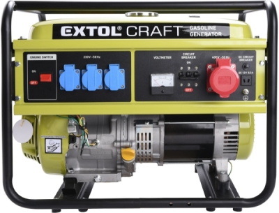Elektrocentrála benzínová, 13HP/5,5kW (400V) 3x1,8kW (230V) EXTOL CRAFT