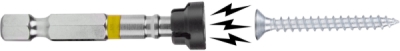 Hroty sada 2ks TORX s magnetickým kloboučkem, T 40x50mm, S2 FORTUM