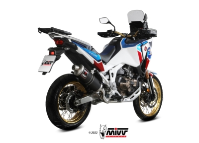 Koncovka výfuku MIVV DAKAR H.079.LDKB Černá nerezová ocel